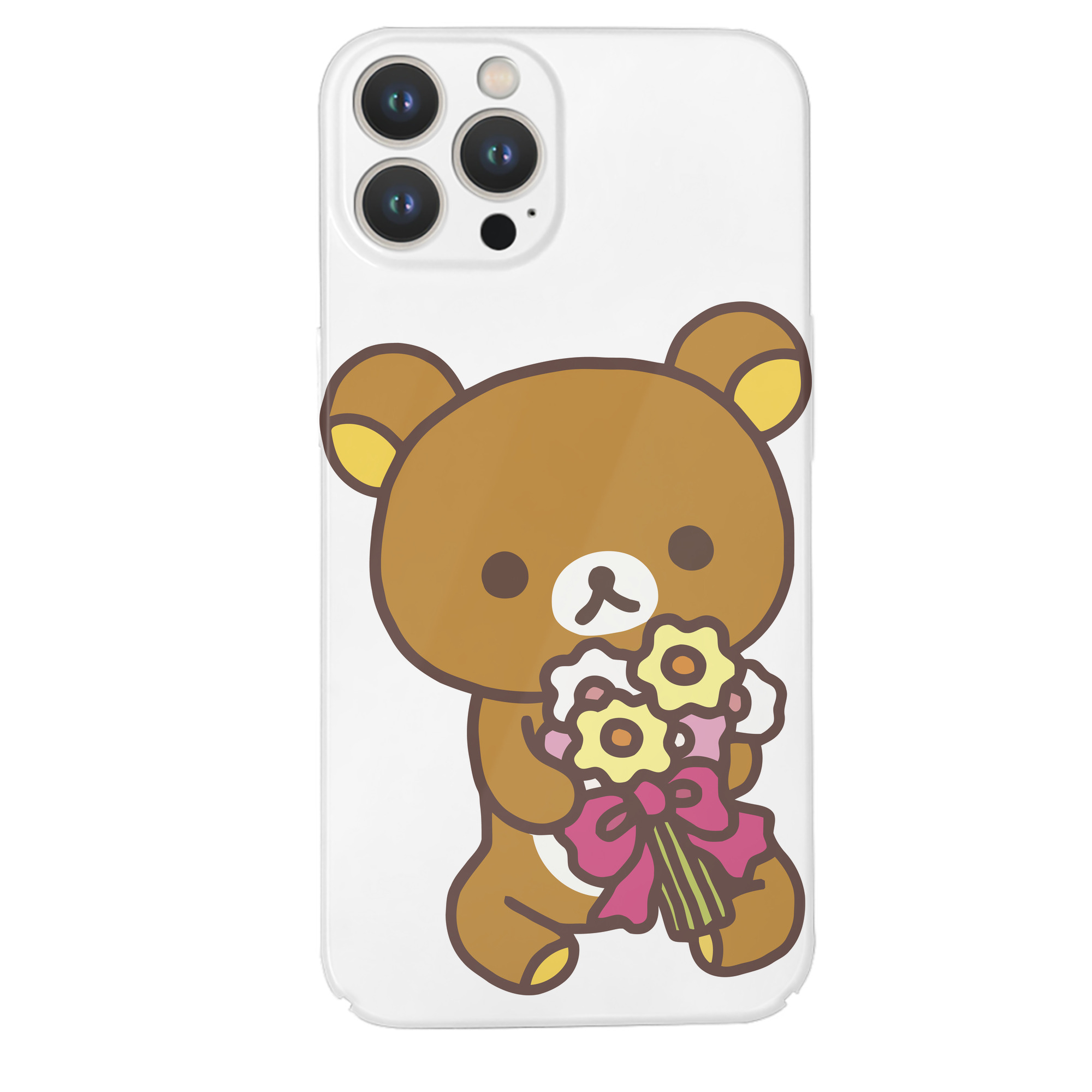 （画像用） リラックマ リラックマ キイロイトリ Rilakkuma Korilakkuma Kiiroitori 【iPhone 14シリーズ対応】ハードケース